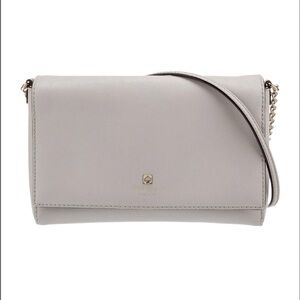 Kate Spade gray crossbody purse